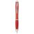 Nash ballpoint pen with coloured barrel and grip, ABS plastic, Red