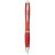 Nash ballpoint pen with coloured barrel and grip, ABS plastic, Red