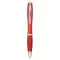 Nash ballpoint pen with coloured barrel and grip, ABS plastic, Red