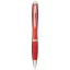Nash ballpoint pen with coloured barrel and grip, ABS plastic, Red
