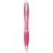 Nash ballpoint pen with coloured barrel and grip, ABS plastic, Pink