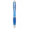 Nash ballpoint pen with coloured barrel and grip, ABS plastic, aqua blue