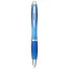 Nash ballpoint pen with coloured barrel and grip, ABS plastic, aqua blue