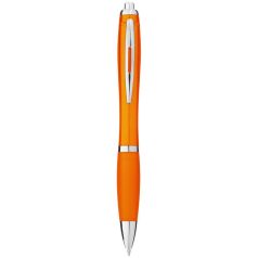   Nash ballpoint pen with coloured barrel and grip, ABS plastic, Orange