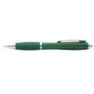 Nash ballpoint pen with coloured barrel and grip, ABS plastic, Green