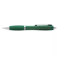   Nash ballpoint pen with coloured barrel and grip, ABS plastic, Green