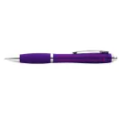 Nash ballpoint pen with coloured barrel and grip, ABS plastic, Purple