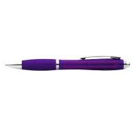   Nash ballpoint pen with coloured barrel and grip, ABS plastic, Purple