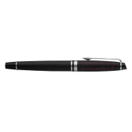   Pix roller cu pasta neagra, Waterman Expert, metal lacuit, negru, argintiu