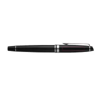 Stilou clasic Waterman Expert, metal lacuit, negru, crom