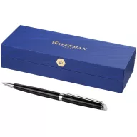   Pix cu pasta albastra, elegant, Waterman Hémisphère, lacuit, negru, argintiu