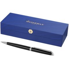   Pix cu pasta albastra, elegant, Waterman Hémisphère, lacuit, negru, argintiu
