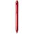 Vancouver recycled PET ballpoint pen, Recycled PET plastic, Transparent,Red  