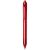 Vancouver recycled PET ballpoint pen, Recycled PET plastic, Transparent,Red  