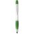 Nash dual stylus ballpoint pen and highlighter, ABS plastic, Green