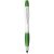 Nash dual stylus ballpoint pen and highlighter, ABS plastic, Green
