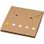 Deluxe coloured sticky notes set, Cardboard, Natural