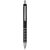 Bling ballpoint pen with aluminium grip, ABS plastic and aluminium, solid black