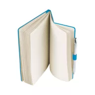  Agenda A5 cu pagini dictando, coperta cu elastic, Everestus, FX01, carton, albastru deschis