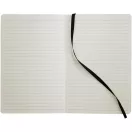 Agenda A5 cu pagini dictando, coperta moale cu elastic, Everestus, CC05, pu, negru