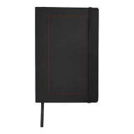   Agenda A5 cu pagini dictando, coperta moale cu elastic, Everestus, CC05, pu, negru