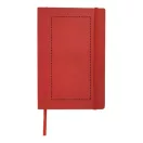 Agenda A5 cu pagini dictando, coperta moale cu elastic, Everestus, CC03, pu, rosu