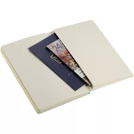  Agenda A5 cu pagini dictando, coperta moale cu elastic, Everestus, CC01, pu, albastru