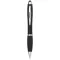 Nash ballpoint pen with soft-touch black grip, ABS plastic, solid black