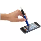 Nash ballpoint pen with soft-touch black grip, ABS plastic, Royal blue, solid black