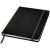 Spectrum A5 hard cover notebook, PVC covered cardboard, solid black