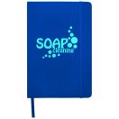 Spectrum A5 hard cover notebook, PVC covered cardboard, Royal blue