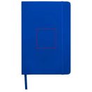 Spectrum A5 hard cover notebook, PVC covered cardboard, Royal blue