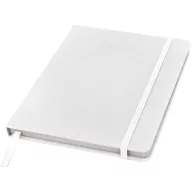   Spectrum A5 hard cover notebook, PVC covered cardboard, White