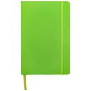 Spectrum A5 hard cover notebook, PVC covered cardboard, Lime