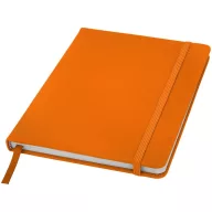   Spectrum A5 hard cover notebook, PVC covered cardboard, Orange