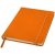 Spectrum A5 hard cover notebook, PVC covered cardboard, Orange