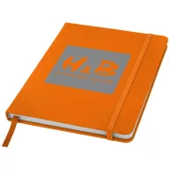   Spectrum A5 hard cover notebook, PVC covered cardboard, Orange