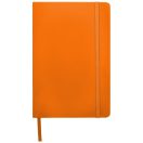 Spectrum A5 hard cover notebook, PVC covered cardboard, Orange