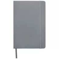   Spectrum A5 hard cover notebook, PVC covered cardboard, Silver