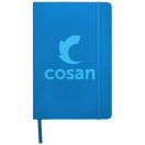 Spectrum A5 hard cover notebook, PVC covered cardboard, Light blue