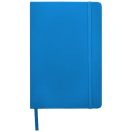 Spectrum A5 hard cover notebook, PVC covered cardboard, Light blue