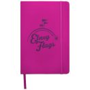 Spectrum A5 hard cover notebook, PVC covered cardboard, Pink