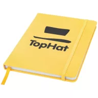   Spectrum A5 hard cover notebook, PVC covered cardboard, Yellow