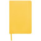 Spectrum A5 hard cover notebook, PVC covered cardboard, Yellow
