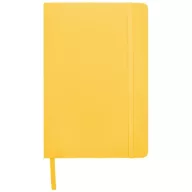   Spectrum A5 hard cover notebook, PVC covered cardboard, Yellow