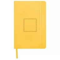   Spectrum A5 hard cover notebook, PVC covered cardboard, Yellow