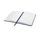 Spectrum A5 hard cover notebook, PVC covered cardboard, Navy