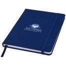 Spectrum A5 hard cover notebook, PVC covered cardboard, Navy