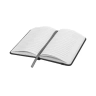   Spectrum A6 hard cover notebook, PVC covered cardboard, solid black