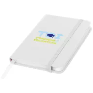   Spectrum A6 hard cover notebook, PVC covered cardboard, White